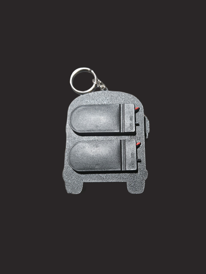 Illuminated 3D-Printed School Bus Keychain with functional lights (custom made) - Image 3