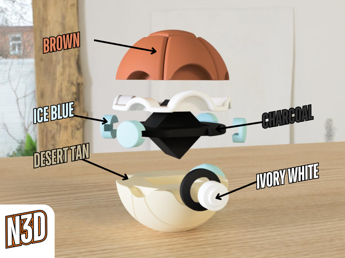 N3D Pokéball - 0007 Squirtle - Image 2