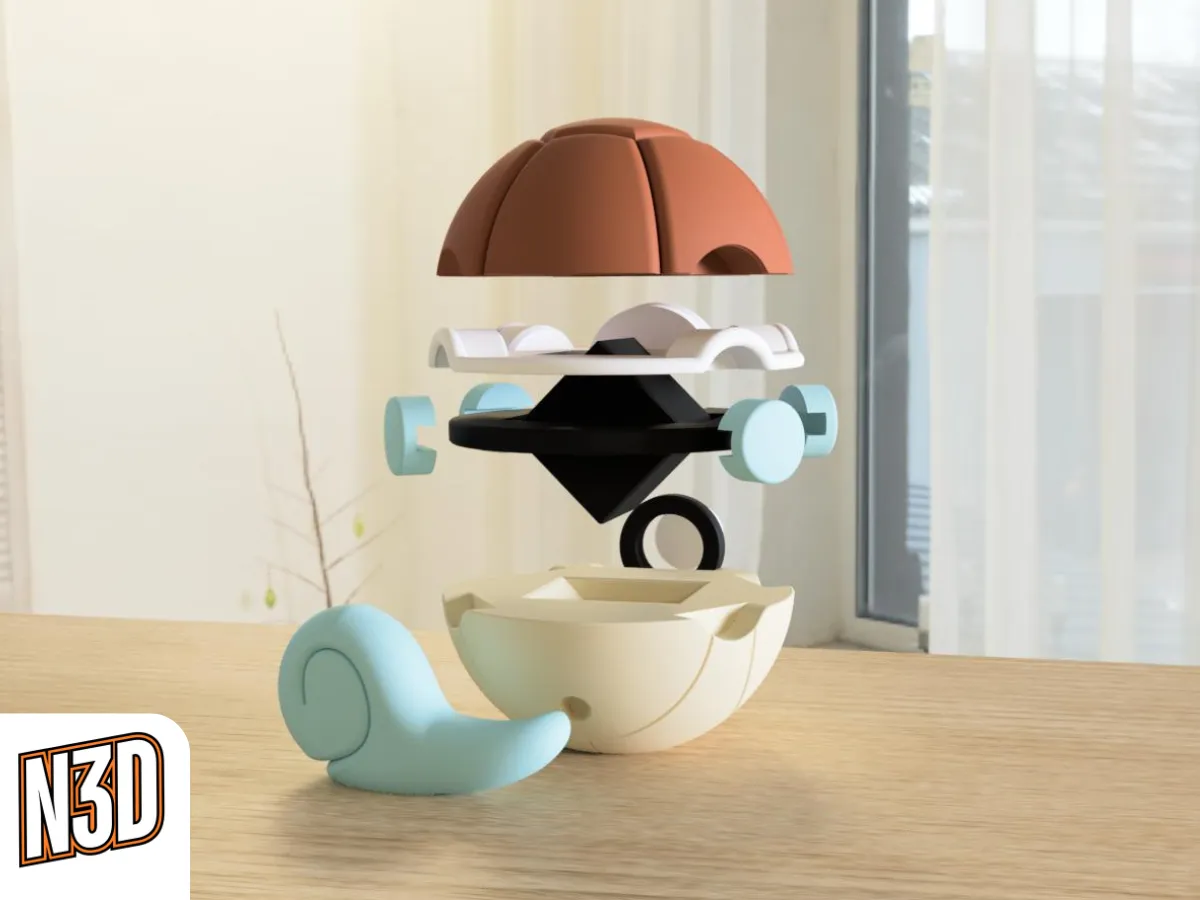 N3D Pokéball - 0007 Squirtle - Image 3