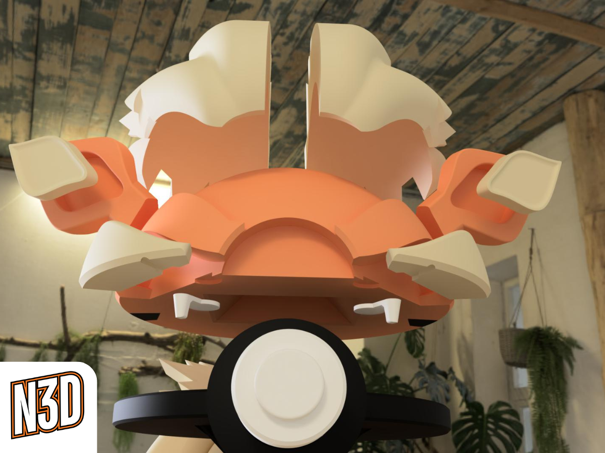 N3D Pokéball - 0059 Arcanine - Image 3