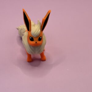 Flareon-Articulated Fire Fox Figurine