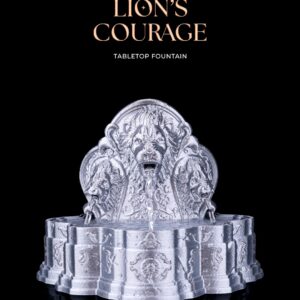 Lion's Courage  Tabletop Fountain