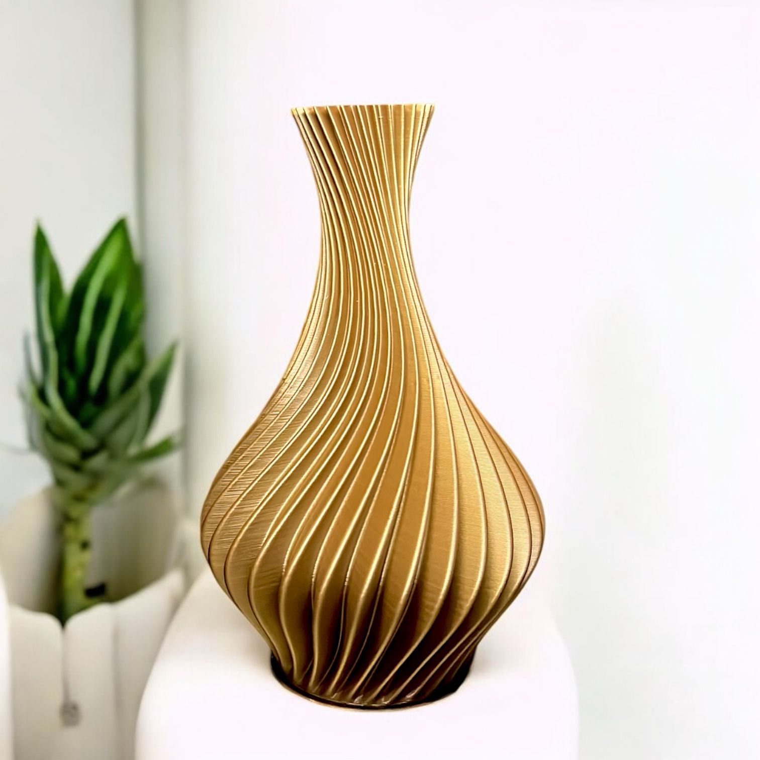 Vaso decorativo em espiral | Vaso em espiral