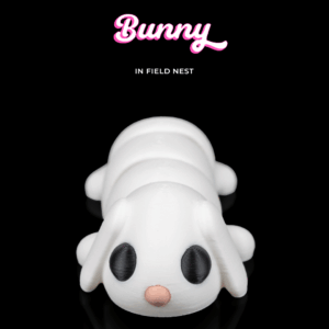 Bunny in Field Nest