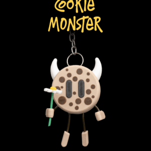 Chaveiro Monstro de Biscoito