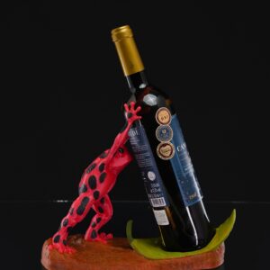 Suporte de Vinho Sapo Elegante