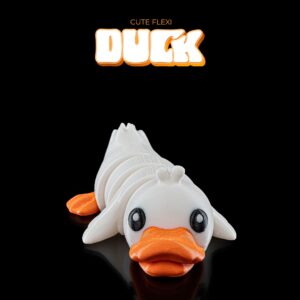 Cute Flexi Duck Keychain