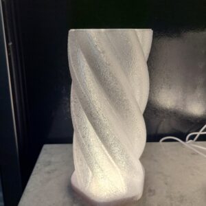 Round Twisting Spiral LED Lamp