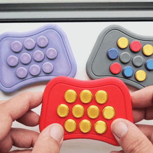 Estoura bolha colorido