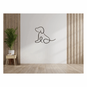 Artistic Dog Wall Decoration