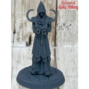 Arzan's Cultist | Undead Skeleton | Monster | Male/Female | Tabletop Miniatures | Demons of the Holy Abbey | D&D Dungeons and Dragons 5e-