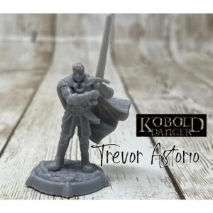 Trevor Astorio | Fighter | Male | Tabletop Miniatures | Koboldanger | D&D Dungeons and Dragons 5e-