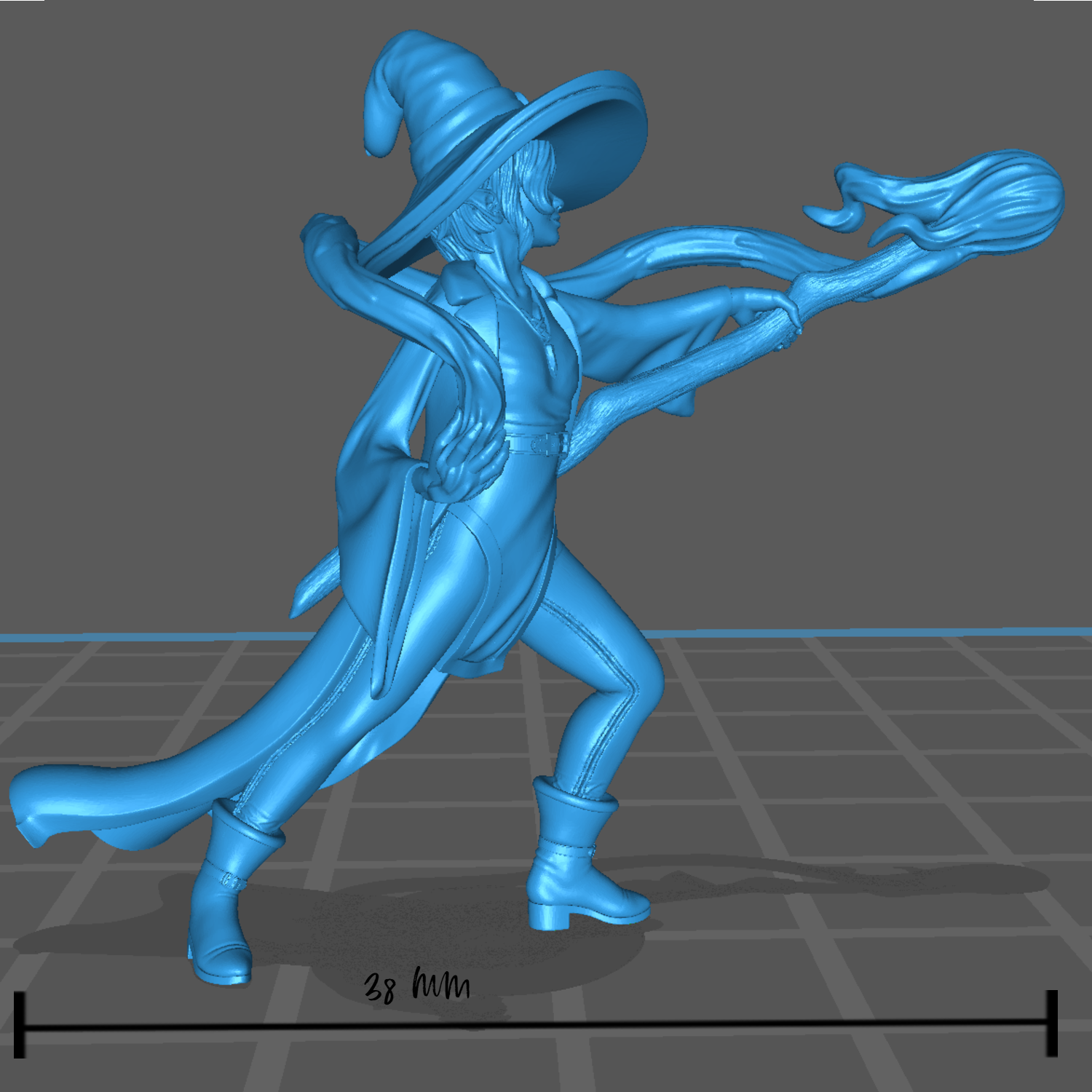 Young Female Wizard | Mage | Sorcerer | Magic User | D&D Dungeons and Dragons 5e - Image 3