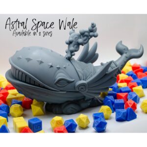 Astral Space Whale | Female/Male | Companion | Familiar | Found Family Adventurecraft | Tabletop miniatures | D&D