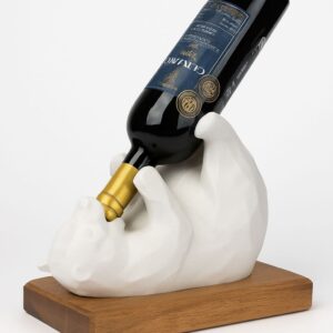 Suporte para para garrafas Urso 17cm