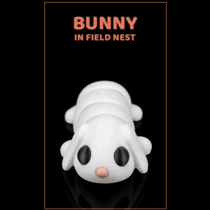 Bunny in Field Nest