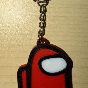 Among Us Dead Crewmate Keychain