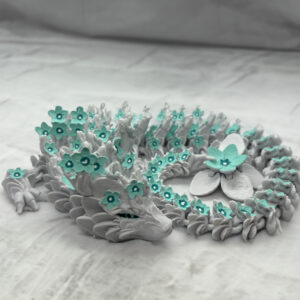 Cinderwing3D Teal Blossom Dragon