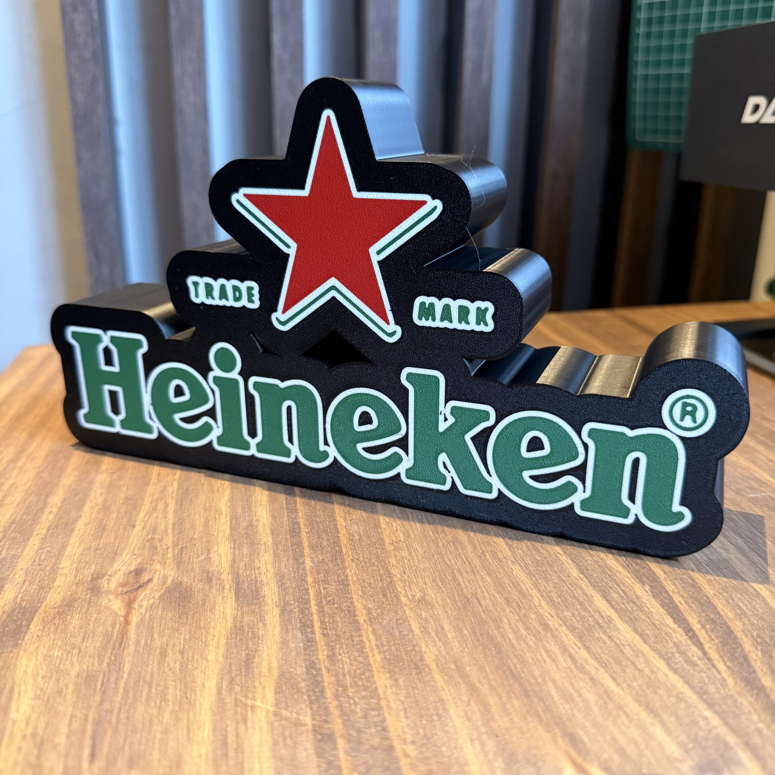 Placa Decorativa Heineken – Impressão 3D Premium - Image 2
