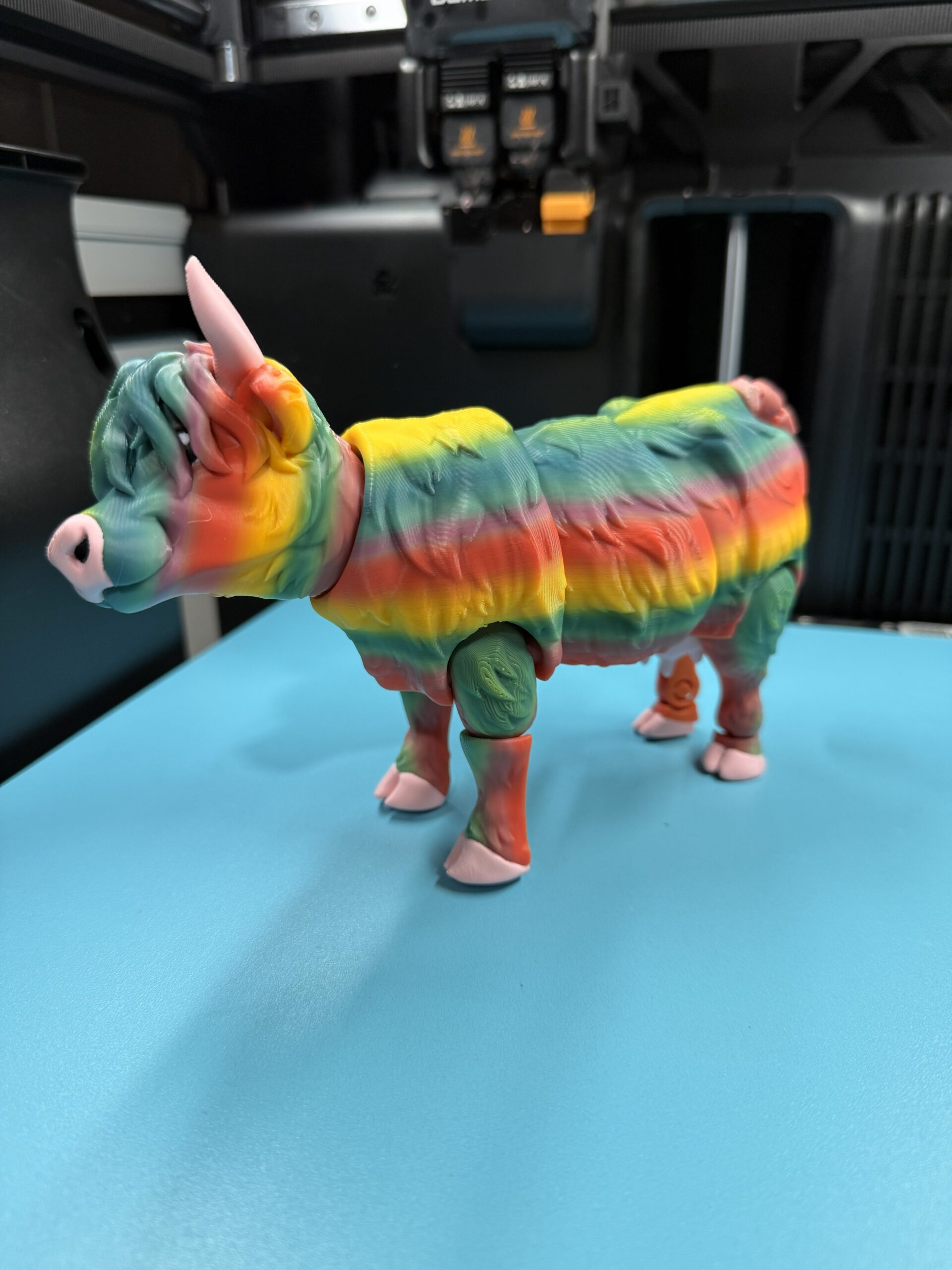 Highland Cow - Rainbow - Image 3