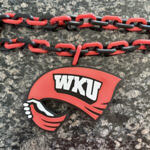Western Kentucky University Oversized Hype Chain Charm and Necklace