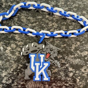 University of Kentucky Oversized Hype Chain Charm and Necklace