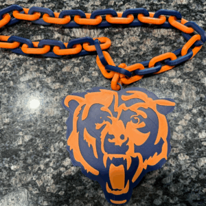 Chicago Bears Oversized Hype Chain Charm and Necklace