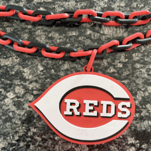 Cincinnati Reds Oversized Hype Chain Charm and Necklace