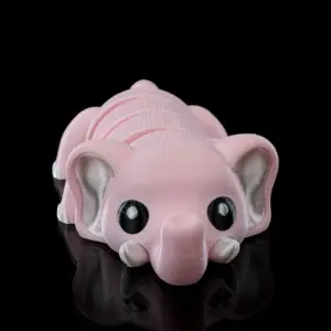 Cute Flexi Elephant-Keychain