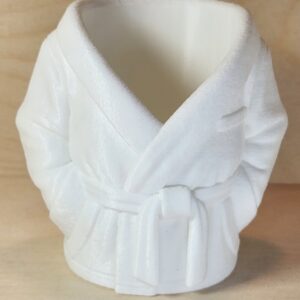 Bathrobe - Can/Pen and Pencil Holder (White)