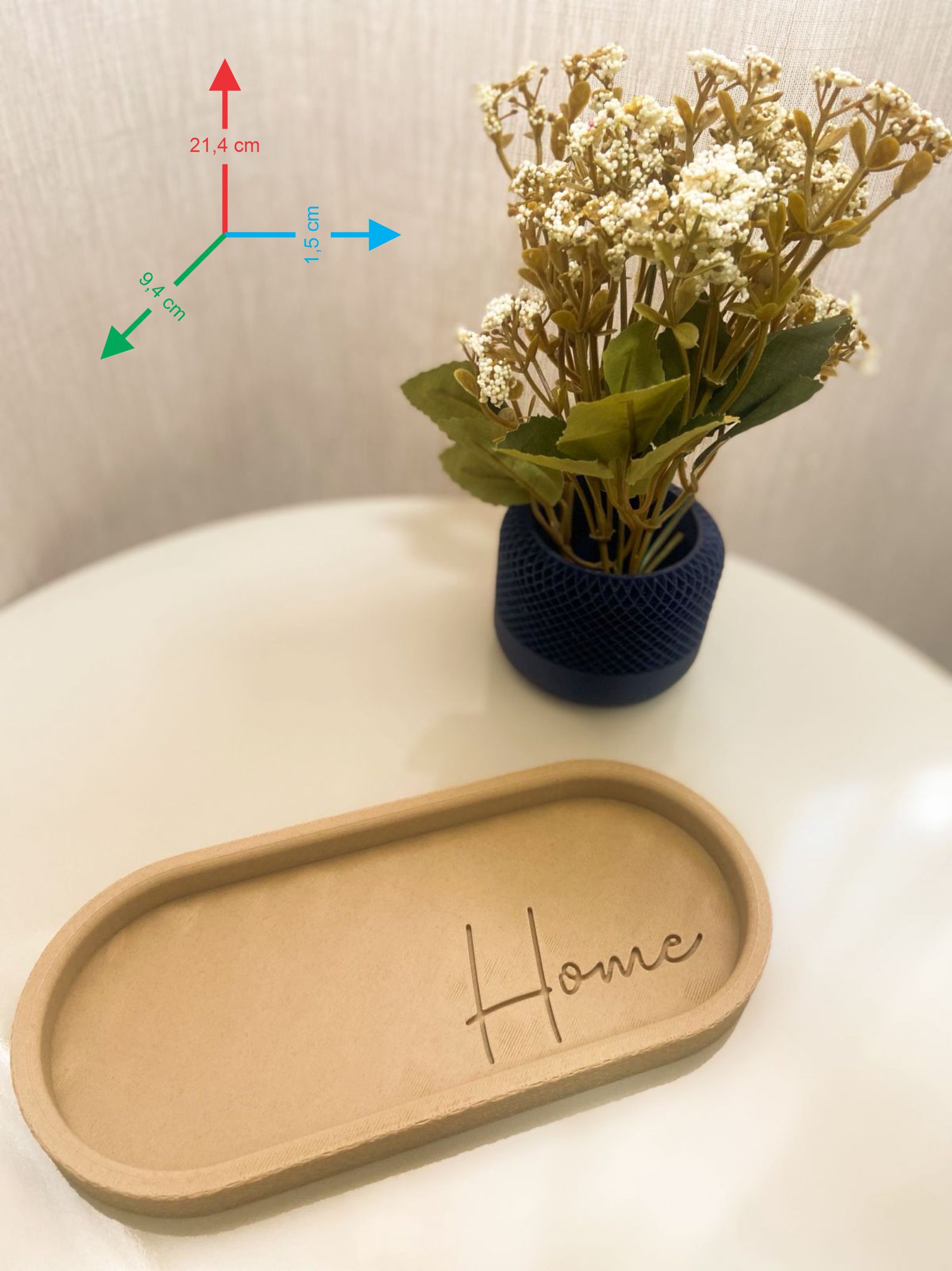 Porta Chaves Decorativo | Impresso em 3D | Design Elegante em PLA - Image 5